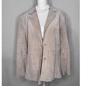 Vintage Liz Claiborne Suede Blazer Size: 12